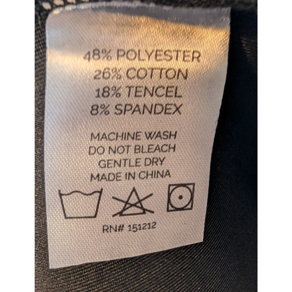 Mary Square Black Millie Luxe Athleisure Lounge Casual Drawstring Jogger Medium - Picture 7 of 7